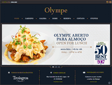 Tablet Screenshot of olympe.com.br